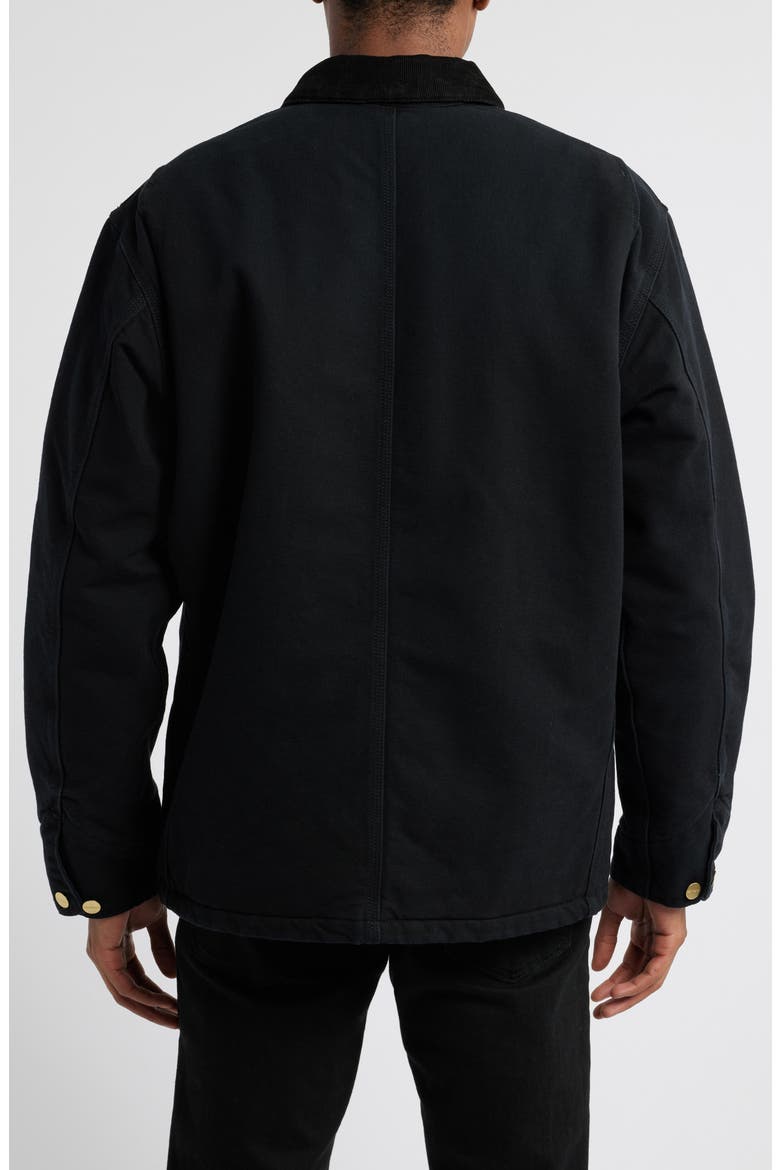 Chore Coat, Alternate, color, BLACK / BLACK AGED