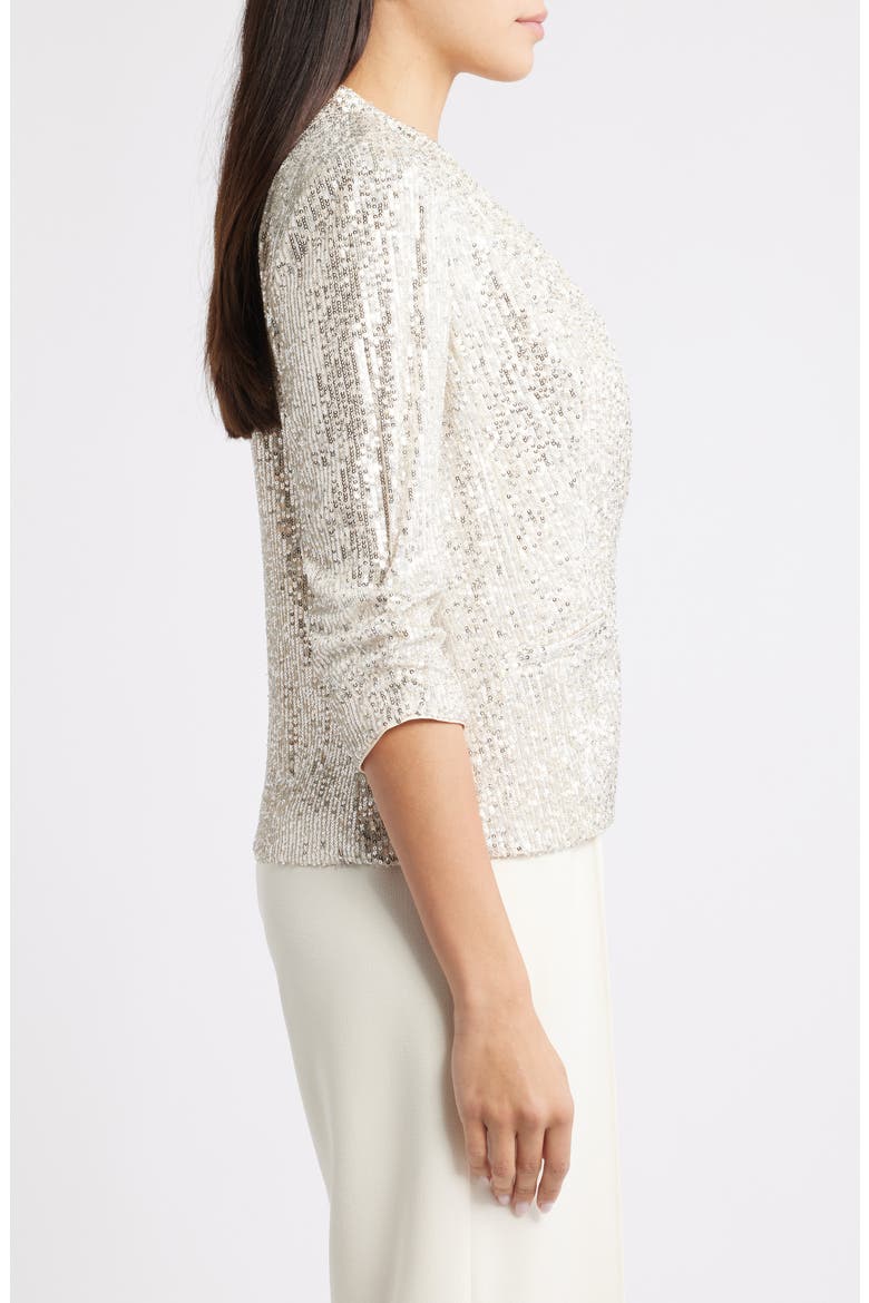 Sequin Blazer, Alternate, color, SILVER