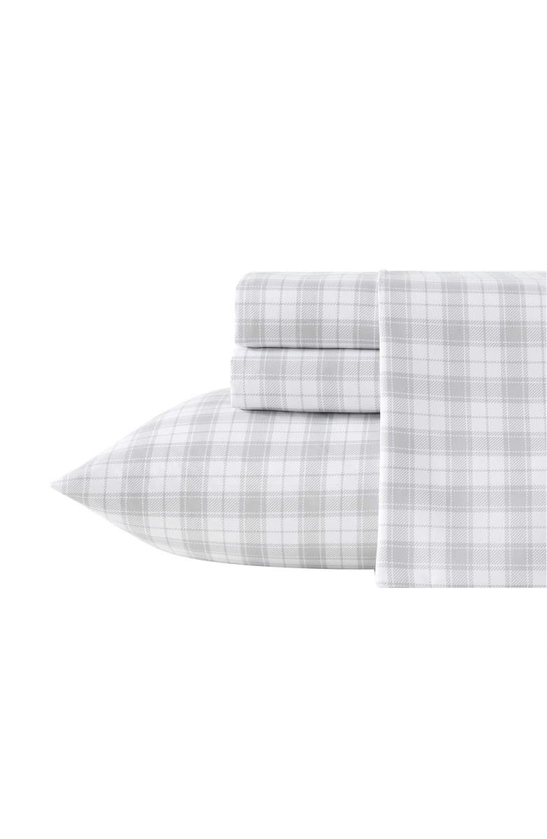 Eddie Bauer Buddy & Friends Microfiber Sheet Set, Main, color, Grey/White