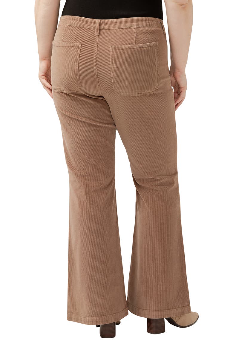 Isbister '70s Corduroy Flare Jeans, Alternate, color, MINK BEIGE