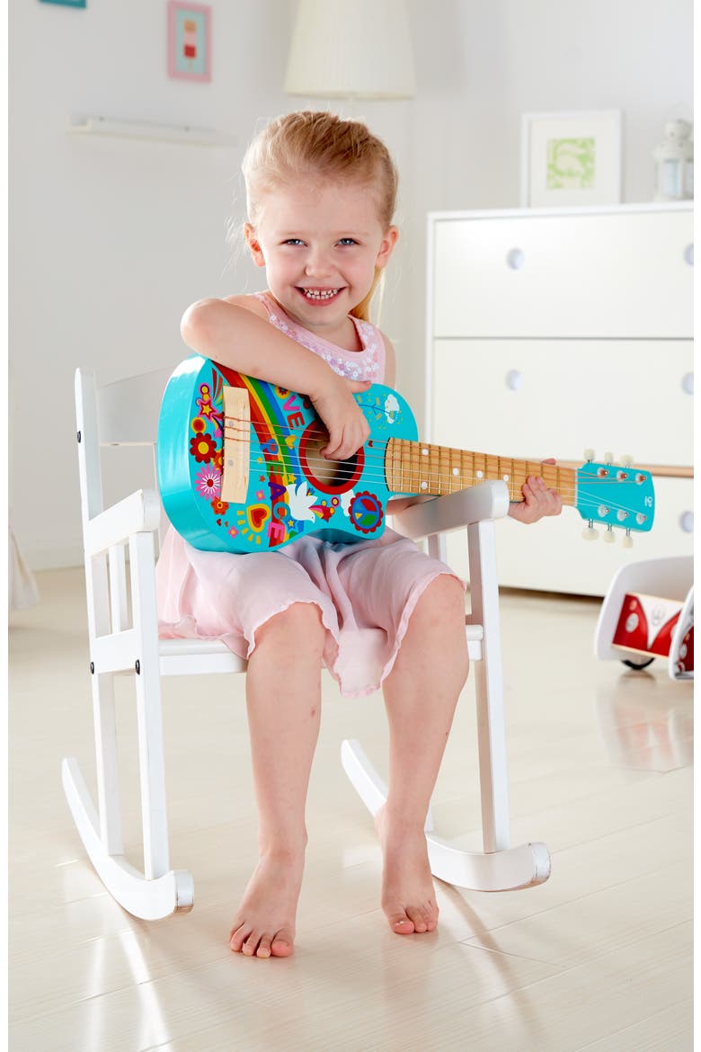 Flower Power Guitar, Alternate, color, POWDER BLUE