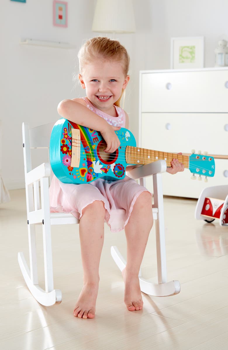 Hape Flower Power Guitar, Alternate, color, Powder Blue