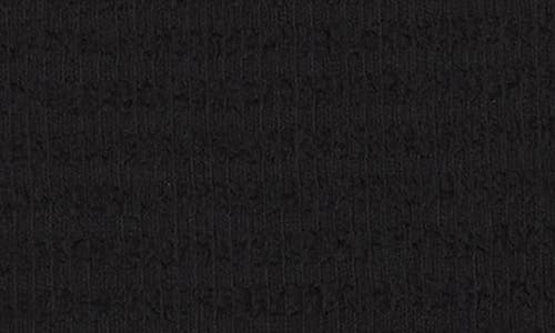 Madden Girl Raglan Long Sleeve Minidress In Black