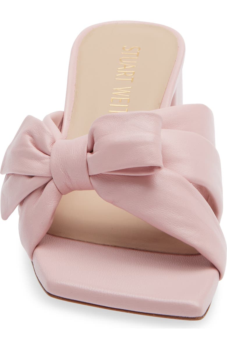 Stuart Weitzman Sofia Bow Sandal, Alternate, color, Ballet Leather