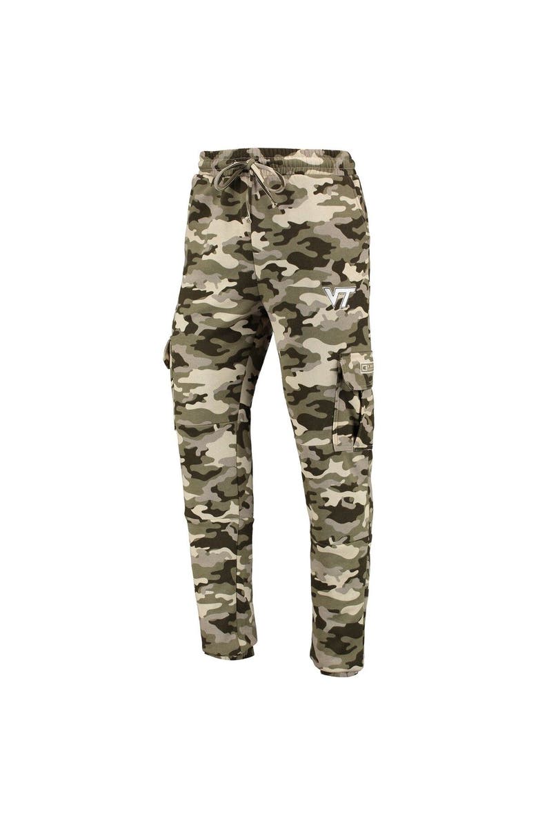 COLOSSEUM Men's Colosseum Camo Virginia Tech Hokies OHT Military Appreciation Code Fleece Pants, Alternate, color,