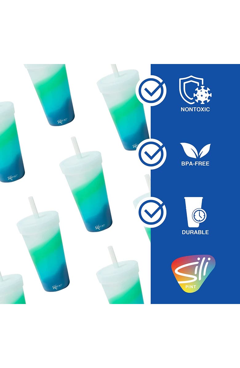 Silipint Silicone 22Oz Straw Tumbler, Alternate, color, 