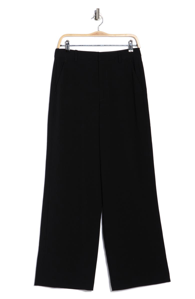 rag & bone Andi Crepe Trousers, Main, color, Black