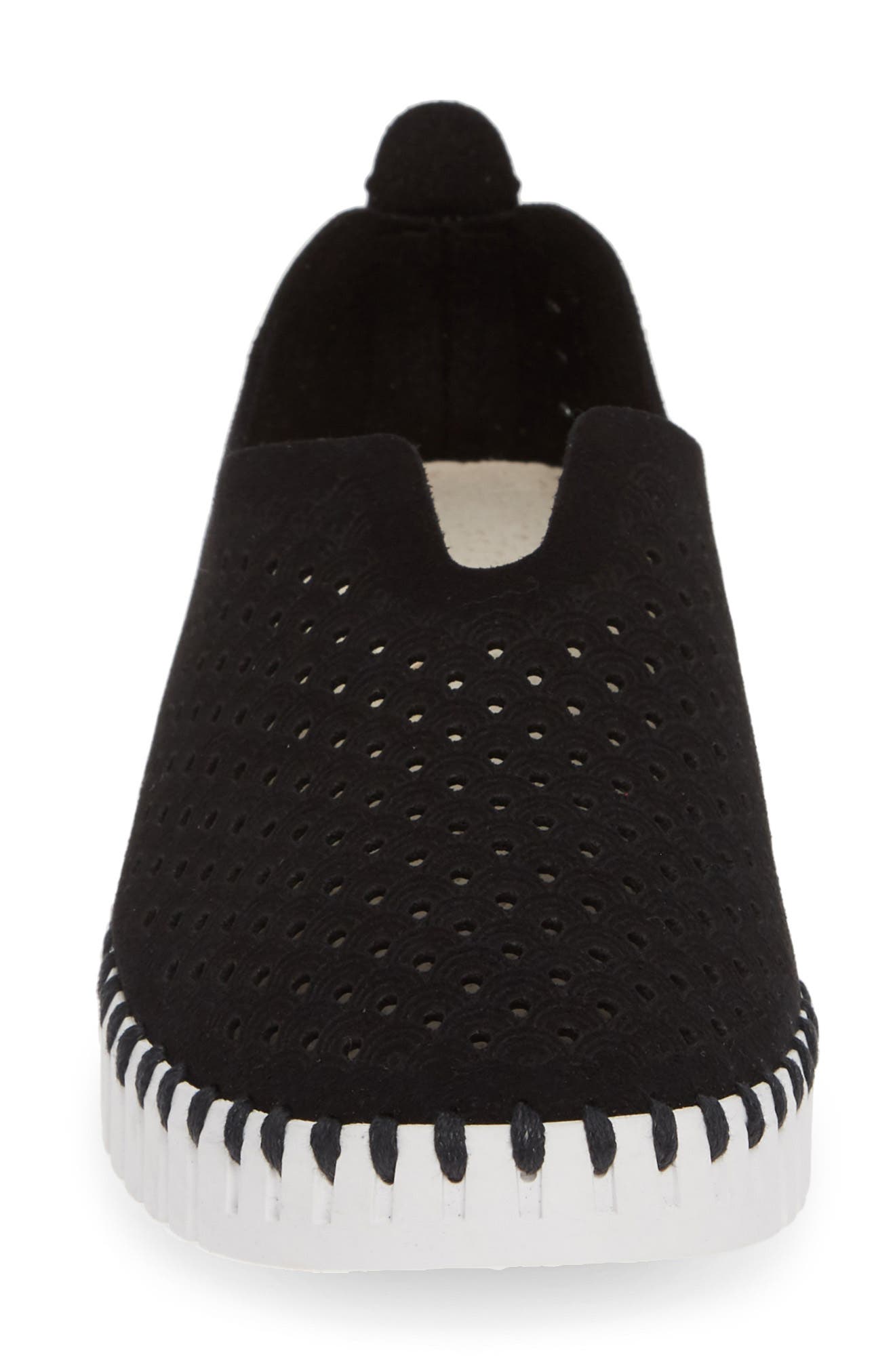 Ilse Jacobsen Tulip 139 Perforated Slip-On Sneaker, Alternate, color, Black