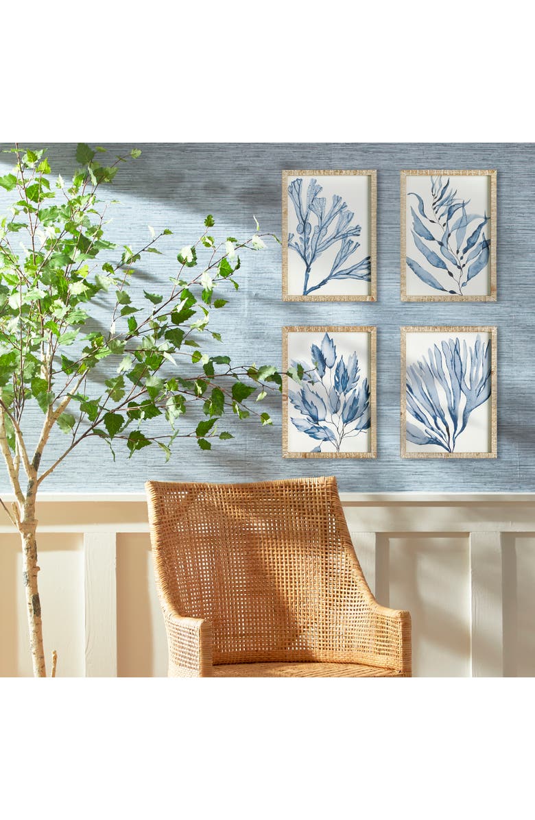 Napa Home & Garden Marine Prints Set of 4, Alternate, color, White