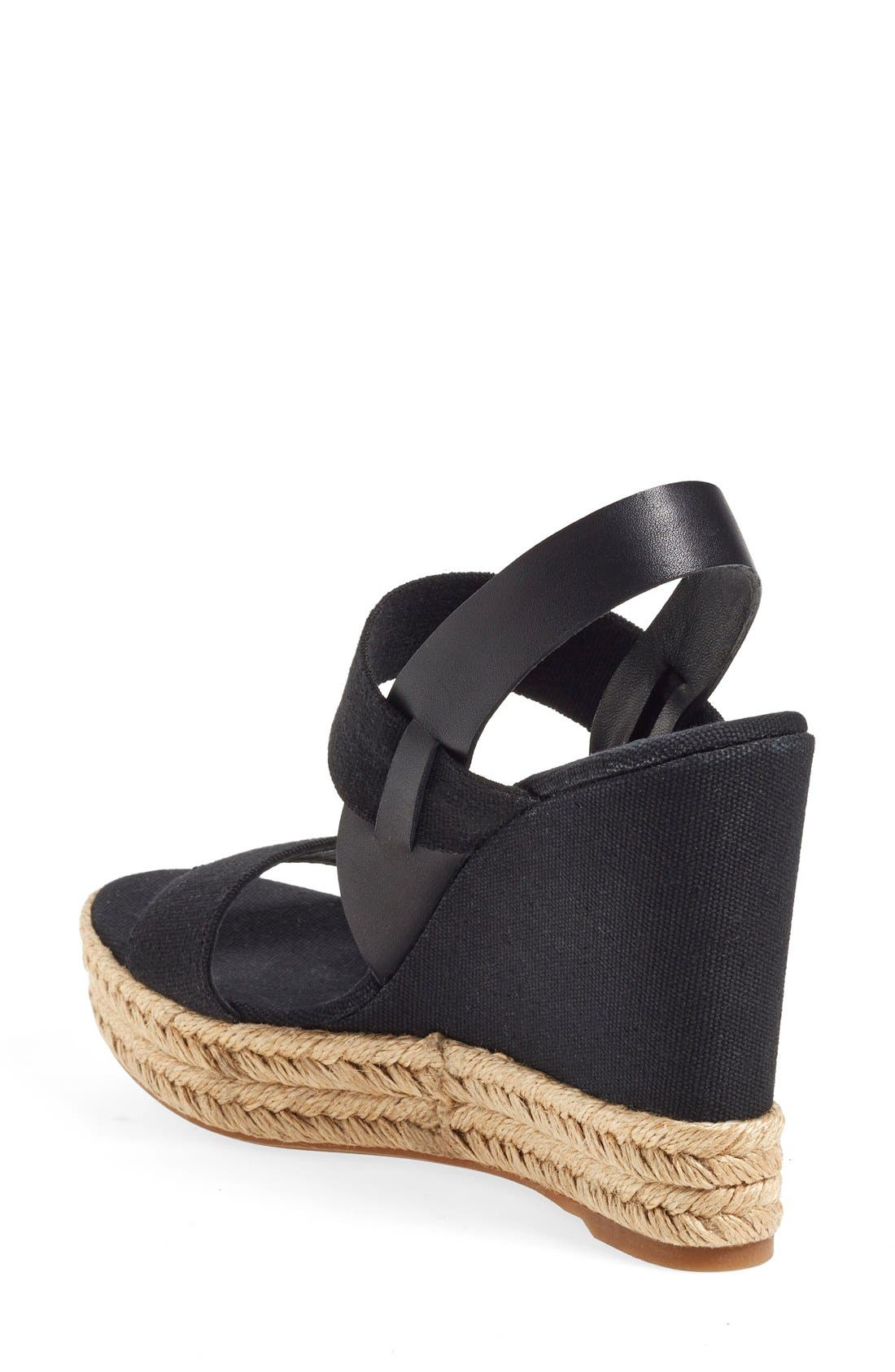 Tory Burch Espadrille Wedge Sandal, Alternate, color, 