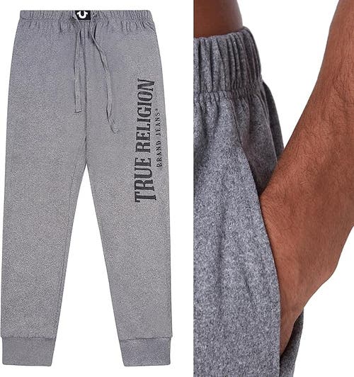 True Religion Jogger Pajama Pants In Gray