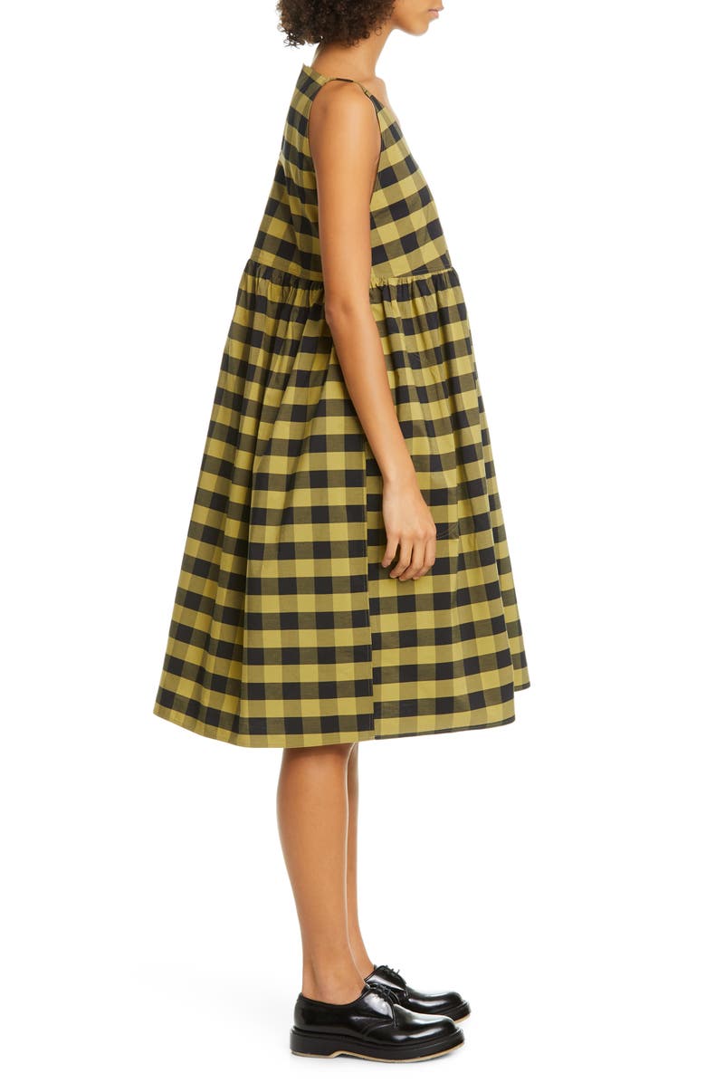 Sofie D'Hoore Check Cotton Sundress, Alternate, color, 