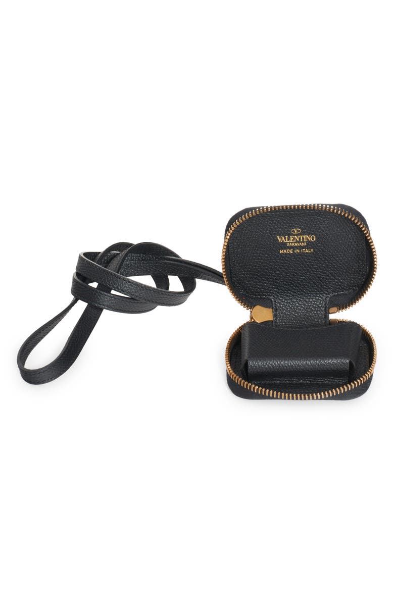 Valentino Garavani VLOGO Leather AirPod Pro Case, Alternate, color,