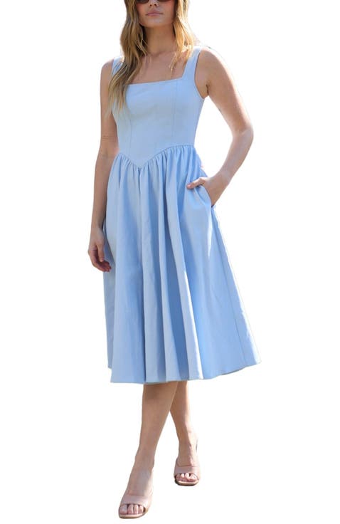 Hayley Corset Inspired Midi Dress