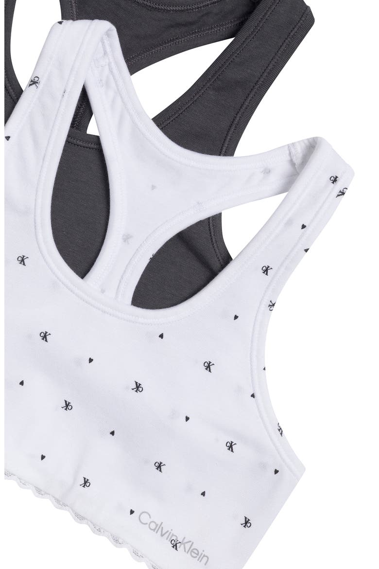 Kids' 2-Pack Bralettes, Alternate, color, BK TINY HEART