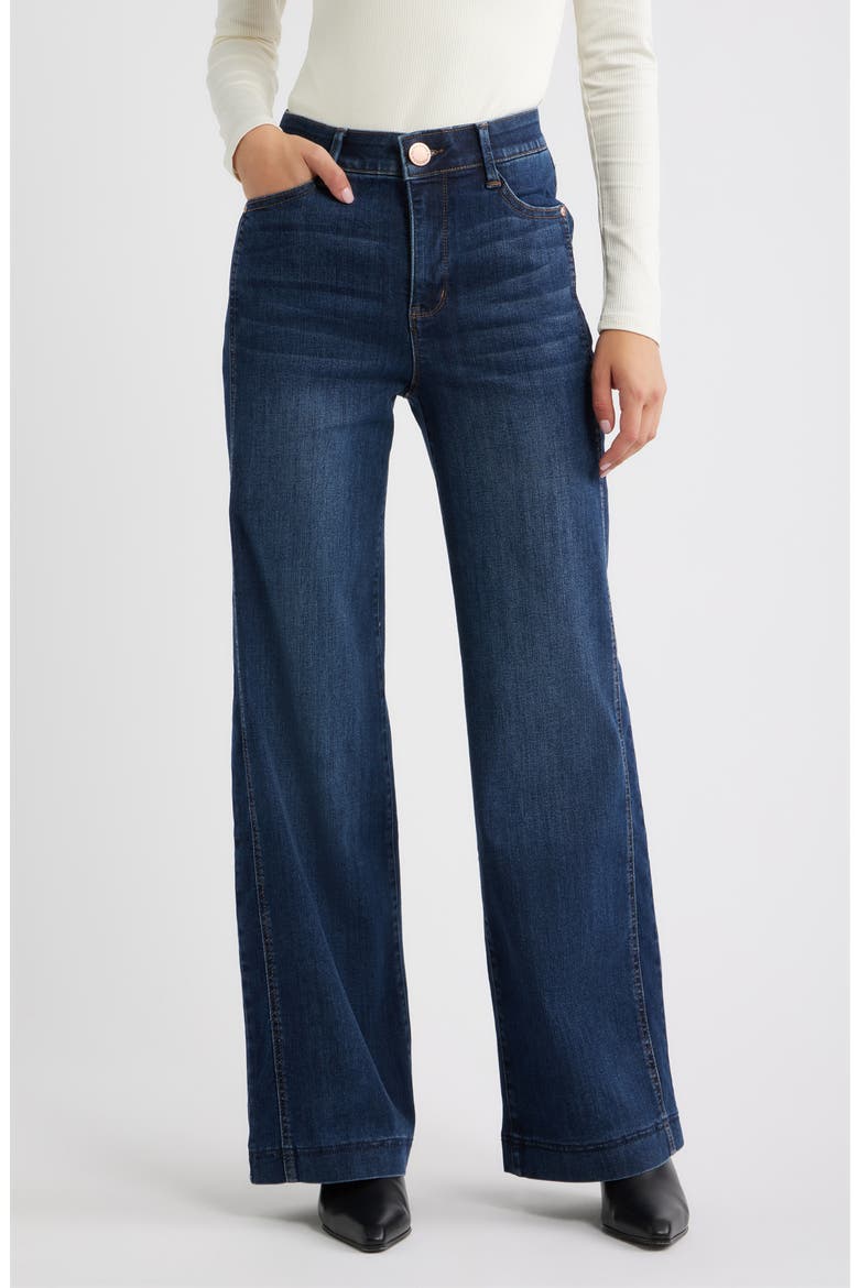Gracie Skyrise Wide Leg Jeans, Main, color, BLUE/ INDIGO