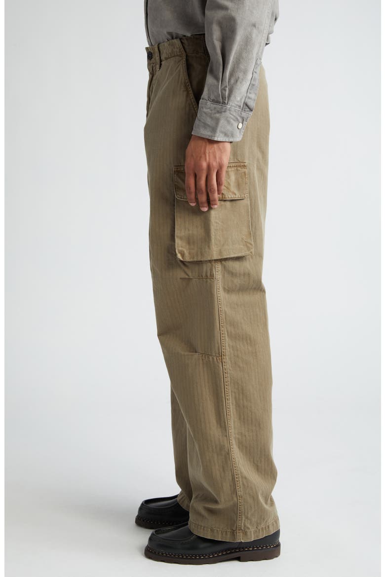 Mount Cotton Cargo Pants, Alternate, color, UNIFORM OLIVE HERRINGBONE