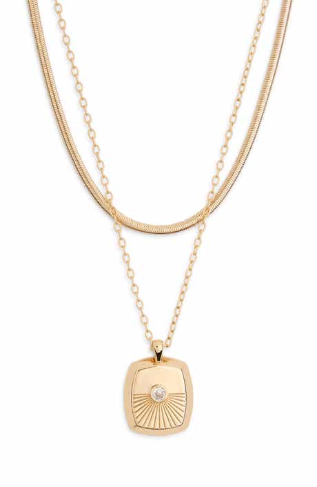 Ettika Keepsake Pendant Layered Necklace