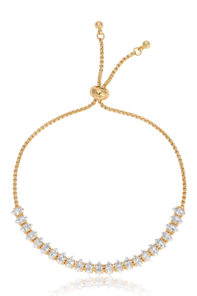 Dainty Slider Bracelet, Main, color, GOLD