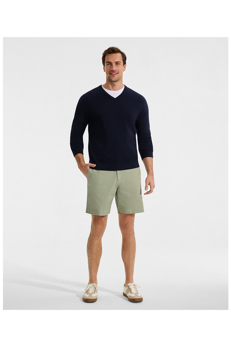 CashTouch V Neck Sweater, Alternate, color, Navy Heather
