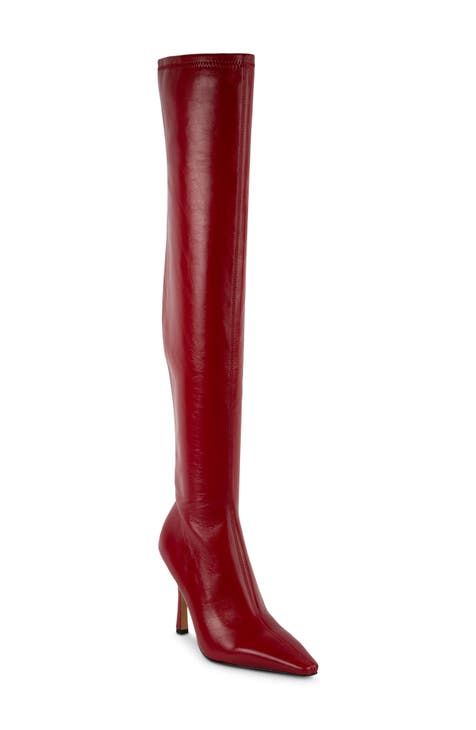 Red Over the Knee Boots for Women Nordstrom