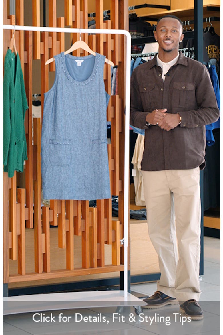 Two Palms Patch Pocket Linen Shift video