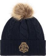 Lauren Ralph Lauren direct embroidery cable hat