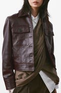 MANGO Chaqueta Saint Leather Jacket