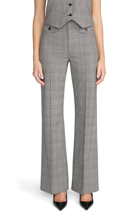 The Reboot Plaid Bootcut Trousers