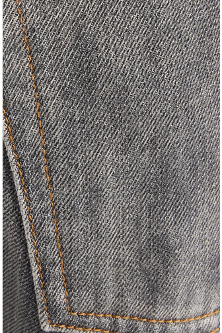 2006 Black Trafa Paint Splatter Baggy Wide Leg Jeans, Alternate, color, BLACK