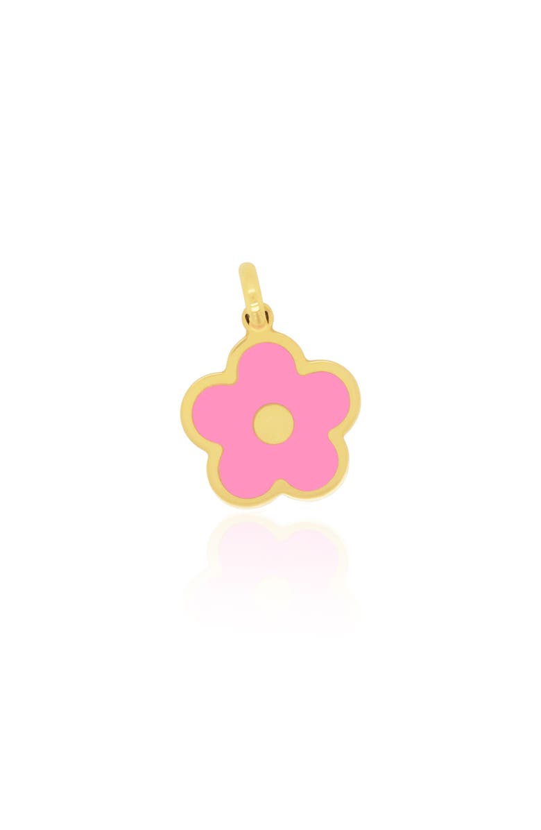 The Lovery Fine Jewelry Bubblegum Pink Cherry Blossom Charm, Main, color, Bubblegum Pink