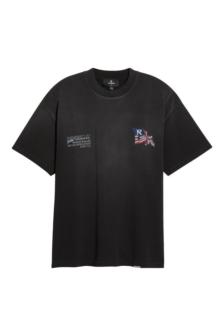 Eagle Logo Graphic T-Shirt, Main, color, BLACK