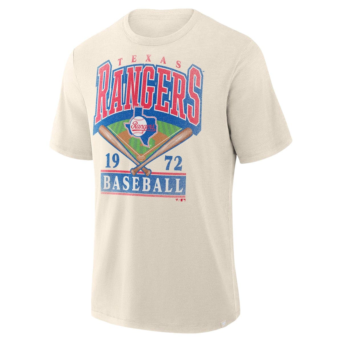 FANATICS Men's Profile Cream Texas Rangers Big & Tall Screen Print T ...
