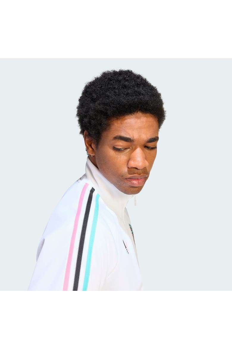Men's adidas Originals  White Inter Miami CF Icon Full-Zip Track Jacket, Alternate, color, White