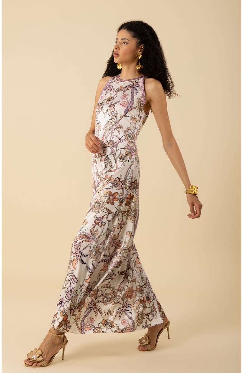 Hale Bob Florence Stretch Maxi Dress, Alternate, color, 