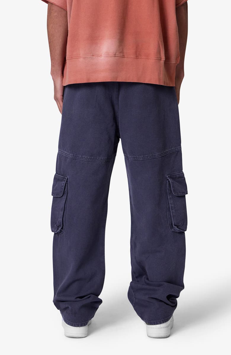 mnml Ultra Baggy Cargo Jeans, Alternate, color, Washed Black