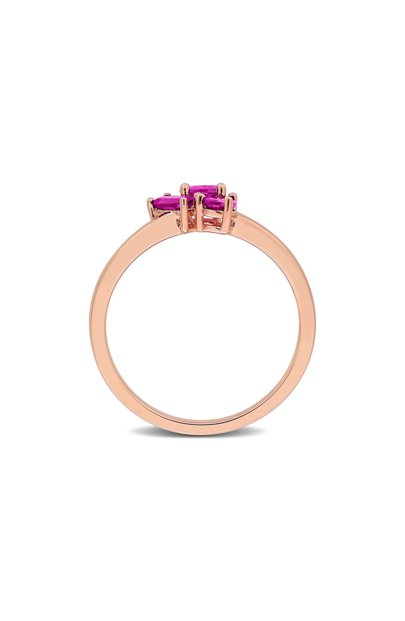 DELMAR Multiple Cut Rhodolite Cluster Ring | Nordstromrack