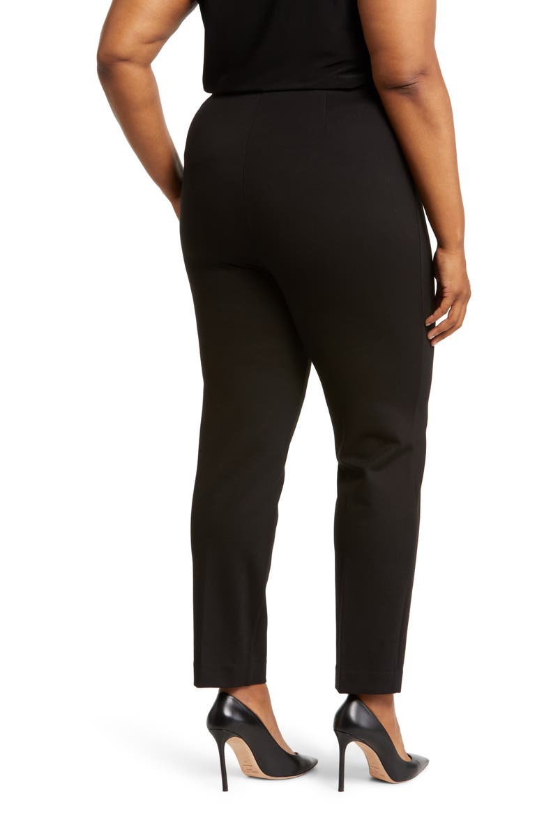 Anne Klein Hollywood Waist Slim Fit Pull-On Pants, Alternate, color, 