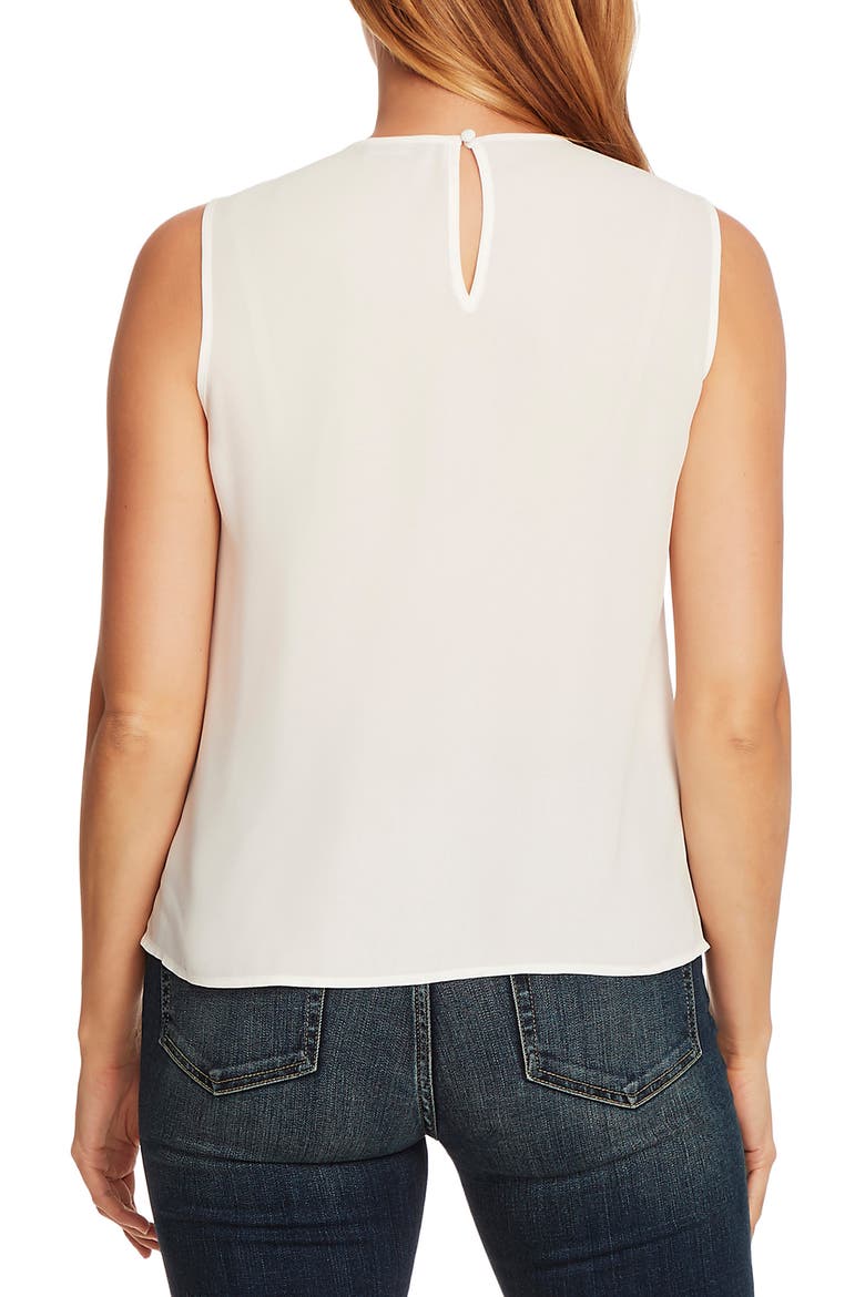 Embellished Sleeveless Blouse, Alternate, color, PEARL IVORY