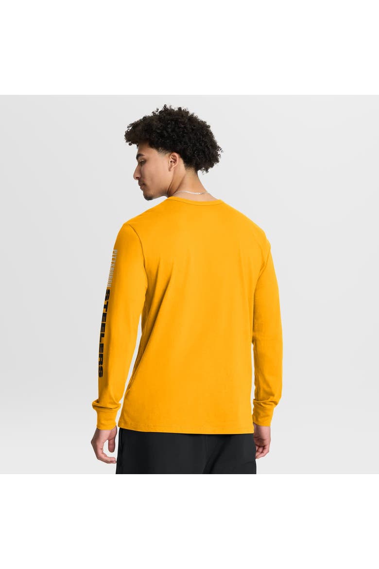 Men's Fanatics Gold Pittsburgh Steelers Clock Management Legacy Long Sleeve T-Shirt, Alternate, color, Gold