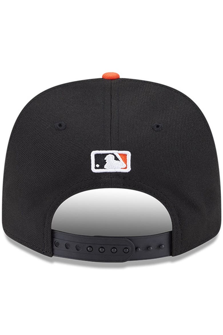 Men's New Era  Black San Francisco Giants Player Replica 9SEVENTY Adjustable Hat, Alternate, color, Black