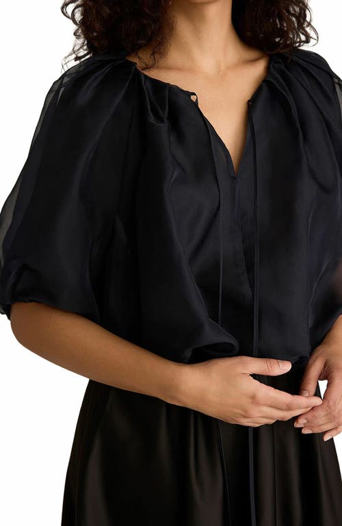 REBECCA TAYLOR REBECCA TAYLOR SILK CHIFFON BUBBLE TOP
