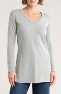 GO COUTURE V-Neck Tunic Sweater