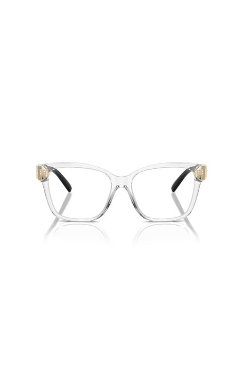 Tiffany & Co . 54mm Square Optical Glasses In Metallic