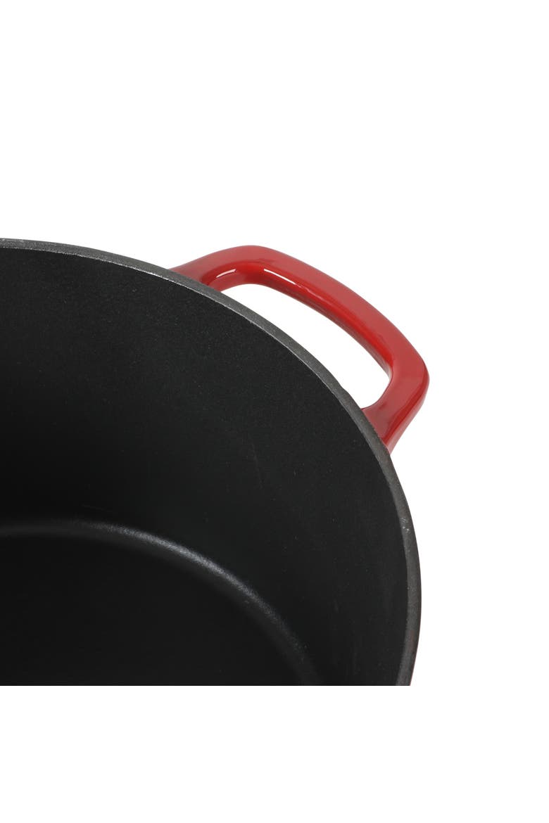 Sur La Table Supper Club 5-Quart Enameled Cast Iron Dutch Oven, Alternate, color, Sundried Tomato