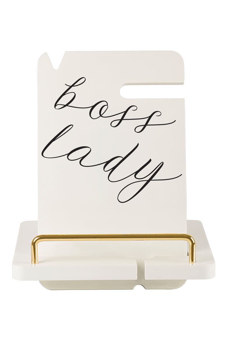 Boss Lady Lacquer Docking Station, Alternate, color, WHITE