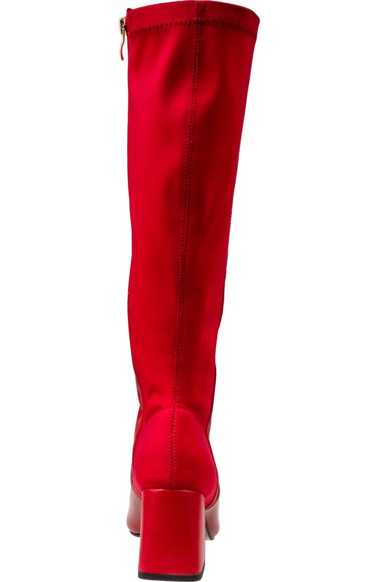 NINETY UNION Lexington Knee High Boot, Alternate, color, Red
