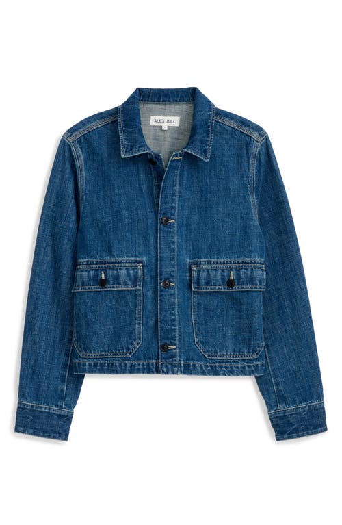 ALEX MILL ALEX MILL MARFA CROP DENIM WORK JACKET 