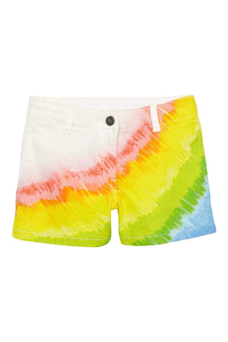 Kids' Rainbow Denim Shorts, Main, color, MULTI
