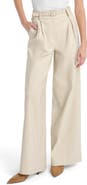 Favorite Daughter The Miranda Wide Leg Linen Blend Pants